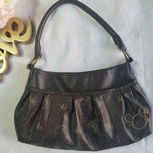 DISNEY Store MICKEY Brown Baguette Bag Handbag